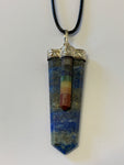 7-Stone Chakra Pendant - Lapis Lazuli