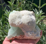 Green Apophyllite with Mordonite Cluster
