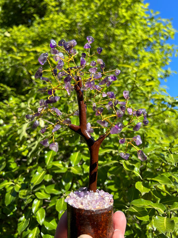 Amethyst Chip Tree 17cm tall