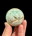 Blue Aragonite Sphere 50mm  #1