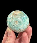 Blue Aragonite Sphere 50mm  #1