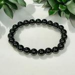 Round Bead Bracelet Hematite