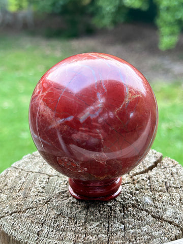 Red Jasper 67mm Sphere -50% Off