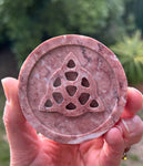 Natural Breccicated Jasper - Celtic Knot