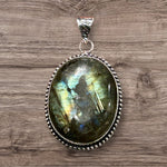 Cabochon Pendant - Labradorite #1