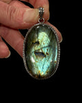 Cabochon Pendant - Labradorite #1