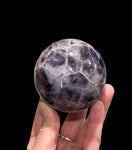 Amethyst-Chevron Sphere 73mm