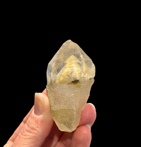 Clear Quartz Point with Chlorite Phantom- Himalayan Quartz #5
