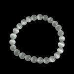 Round Bead Bracelet Selenite