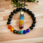 Chakra Pendant and Bracelet Combo