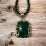 Cabochon Pendant - Jade