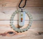 Selenite Pendant and Bracelet Combo #2