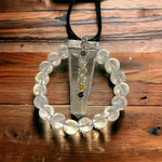 Clear Quartz Pendant and Bracelet Combo