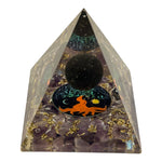 Orgonite Pyramid Style 4- Tree of Life Amethyst #4