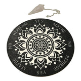 yes /no Pendulum Board and Pendulum - Rose Quartz