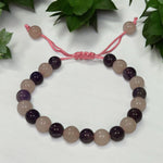 Amethyst + Rose Quartz Bracelet Combination