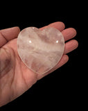 Rose Quartz Heart - With Bonus stand!