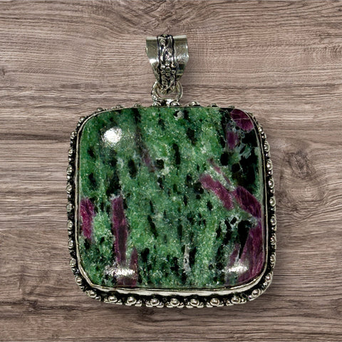 Cabochon Pendant - Ruby Zoiste #1