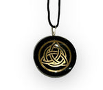 Orgonite Pendant - Shungite Triquetra