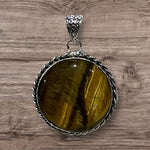 Cabochon Pendant - Tiger's Eye #1