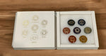 Chakra Stones - Round in White Boxed Set