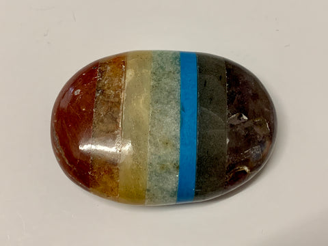 7-Stone Chakra Palm Stone