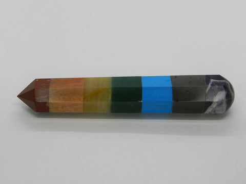 7-Stone Chakra Wand #1