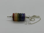 7-Stone Chakra Round Pendulum