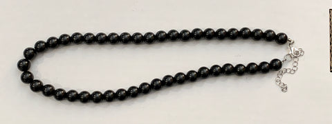 Shungite 10mm Bead Necklace