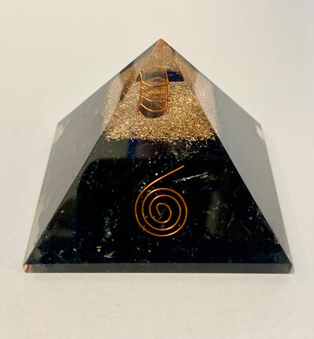 Orgonite Pyramid Style 1 - Black Tourmaline