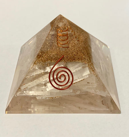 Orgonite Pyramid - Selenite