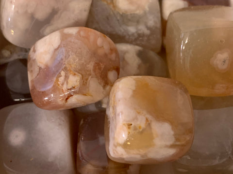 Flower Agate Tumbled