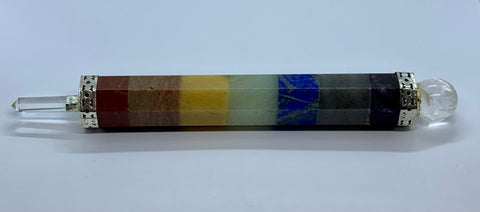 Premium 7-Stone Chakra Wand (large)