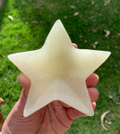 Green Calcite Star Bowl