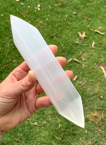 Selenite Charge Plate-Flat Double Terminator #4