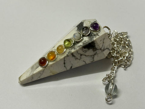 Chakra Pendulum - Howlite