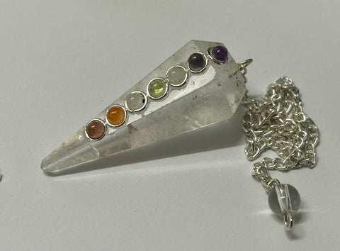 Chakra Pendulum - Clear Quartz