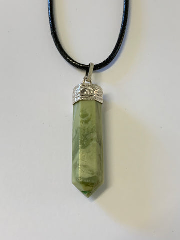 Pendant - Serpentine Capped