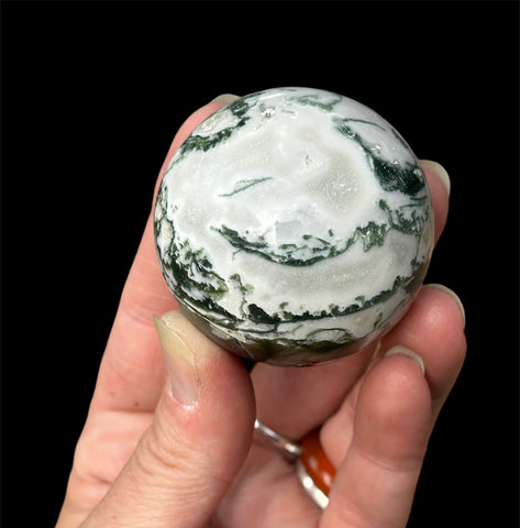 Moss Agate 50mm Sphere