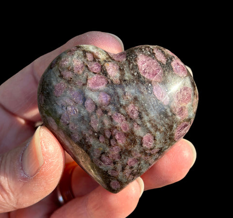 Ruby Spinel Heart