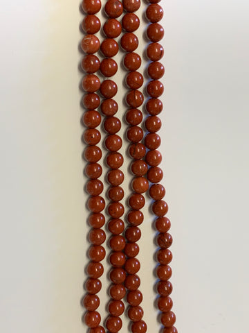 Bead Strand Red Jasper