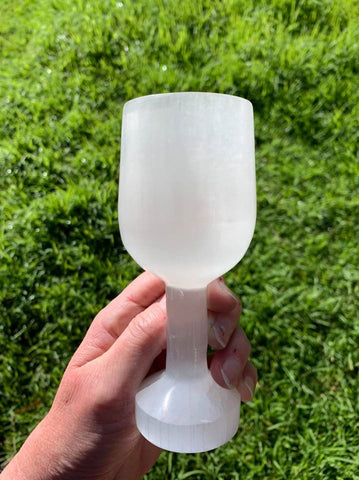 Selenite Goblet