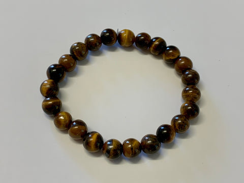 Round Bead Bracelet Tiger's Eye