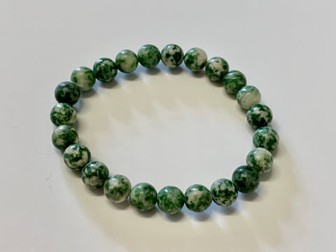 Round Bead Bracelet Tree Agate