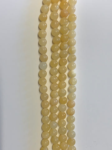 Bead Strand Yellow Calcite