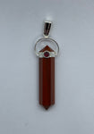 Pendant - Red Jasper Double Terminator